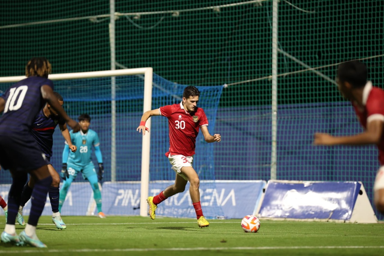 'Garuda Muda' Berhasil Hanya Kalah 0-6 dari Perancis U20